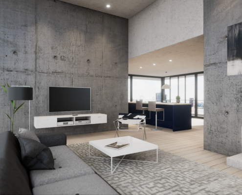 Loft in Hamburg - VR Immobilienmarketing