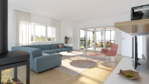 3D-Visualisierung-Wohnzimmer